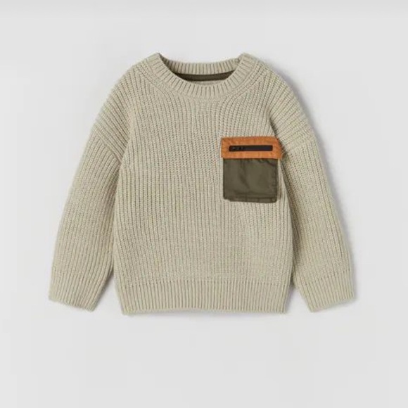 Zara Other - Zara Boy’s Utility Sweater